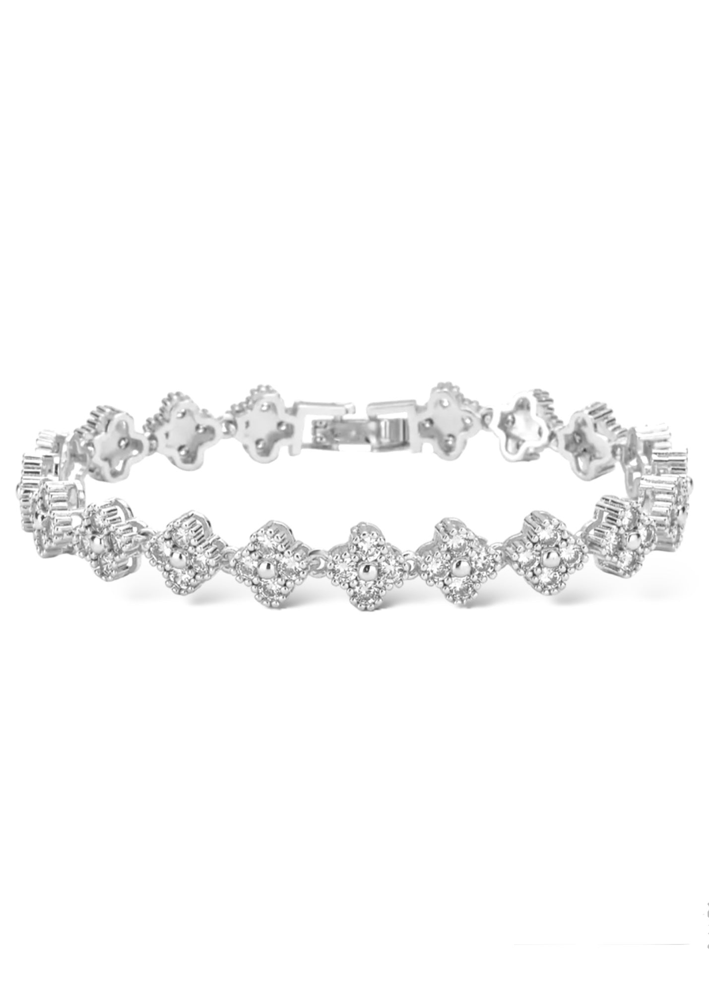 Flower Bracelet Silver