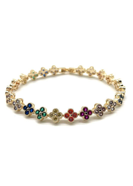 Flower Bracelet Gold