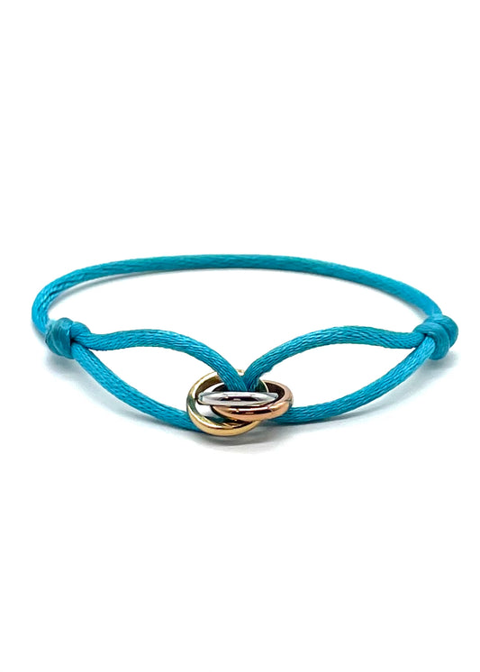 Tierce Bracelet Baby Blue
