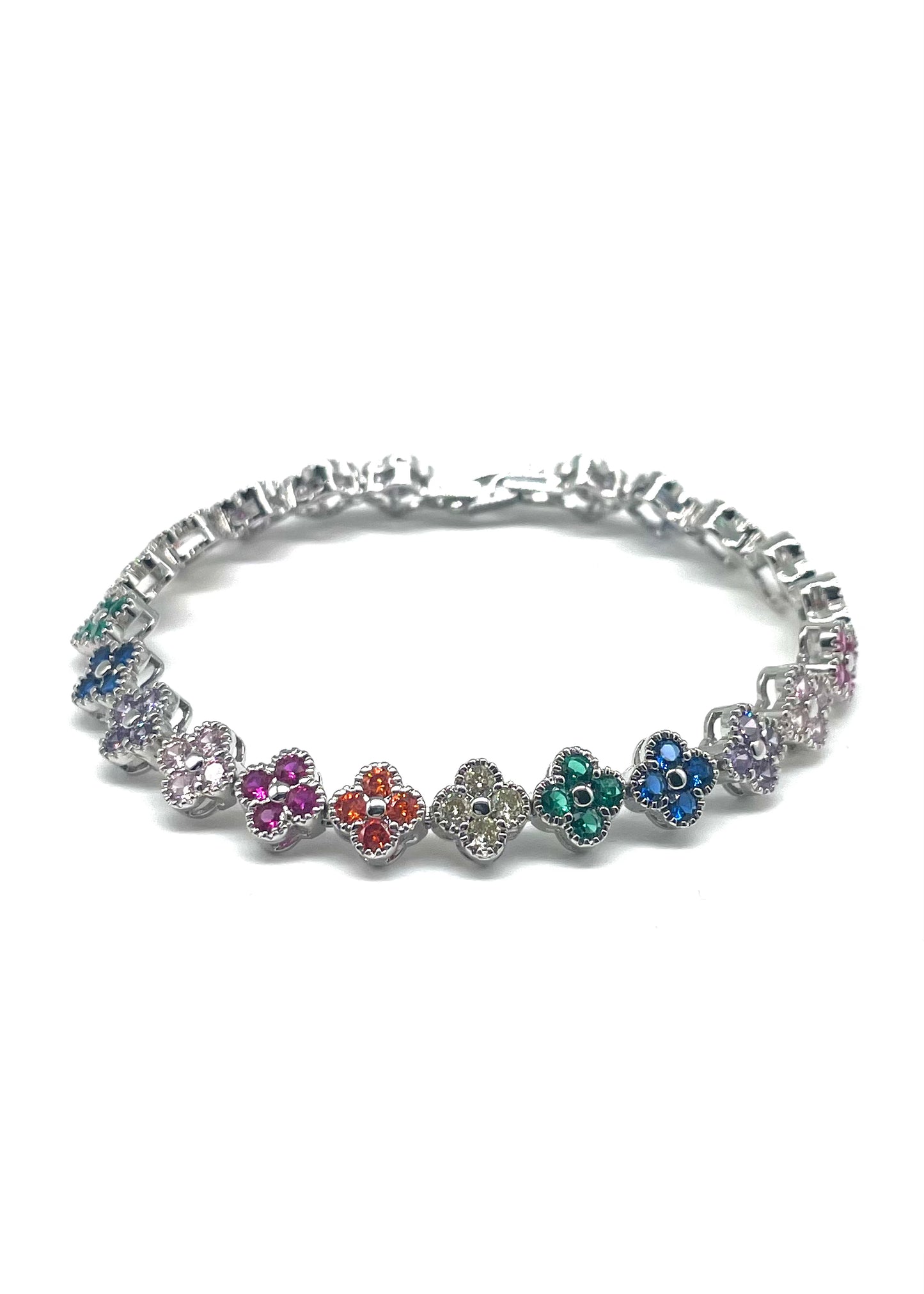 Flower Bracelet Silver