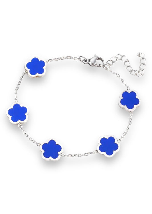 Lucky Bracelet Silver Blue